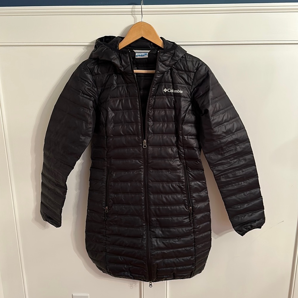 Columbia Womens Black Down Coat size XS